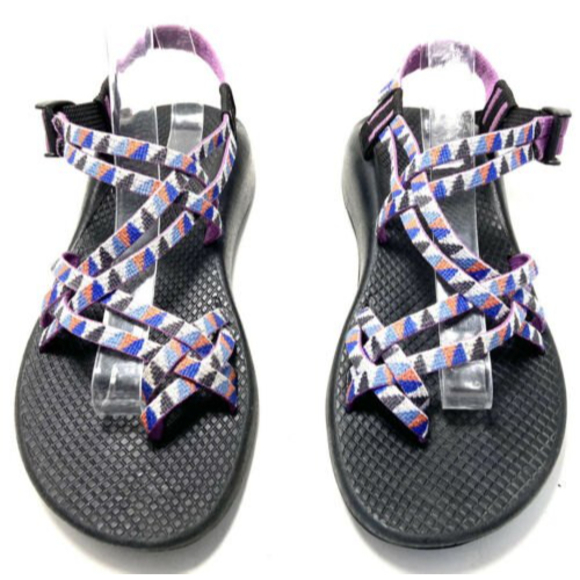 Chaco Shoes - Chaco ZX2 Blue Pink Strapped Slingback EcoTread Sandals Womens Size 9